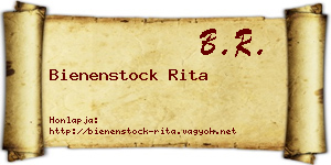 Bienenstock Rita névjegykártya
